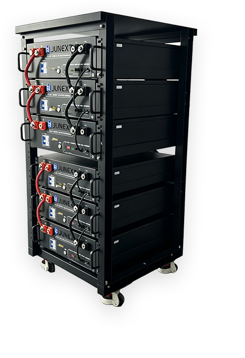 JN-ES-LFP48V100-3U 3U rack-mounted stackable battery